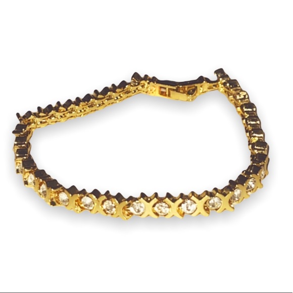 Vintage Moscow 4.80ct. White Topaz 14k Gold Tennis Bracelet 1950s - Picture 13 of 16